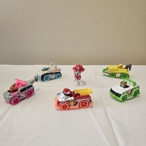 Paw Patrol Rescue Racers Set - Multicolor